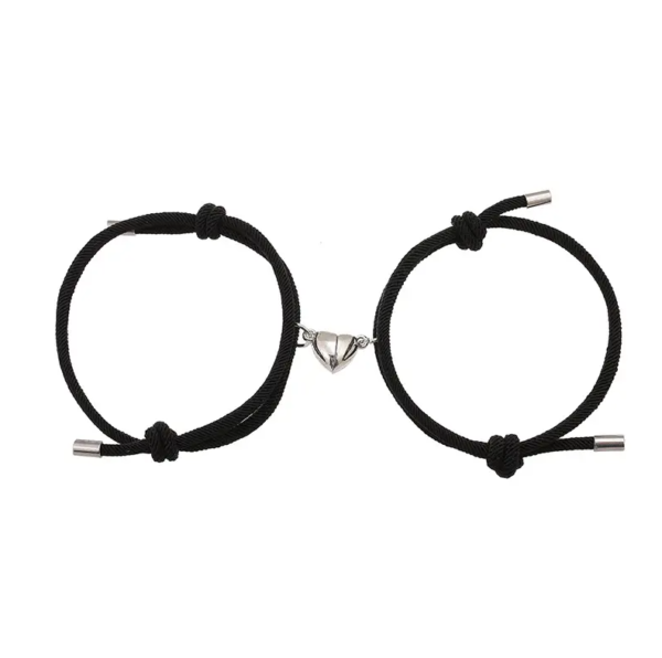 Matching Couple Bracelets BLACK-BLACK – Symbolize Your Unbreakable Bond - Image 4